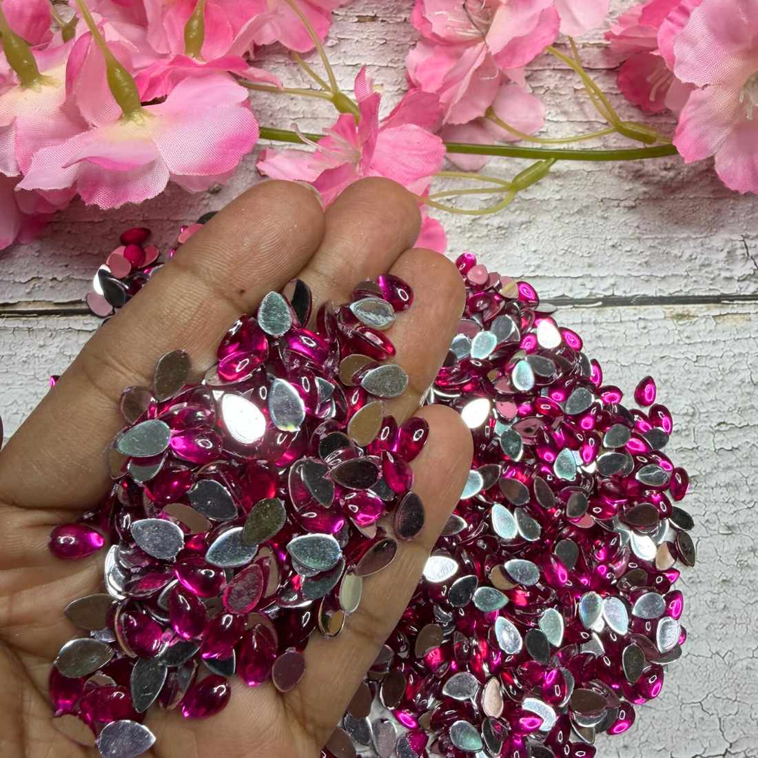 Rhinestones Tear Drop Shape