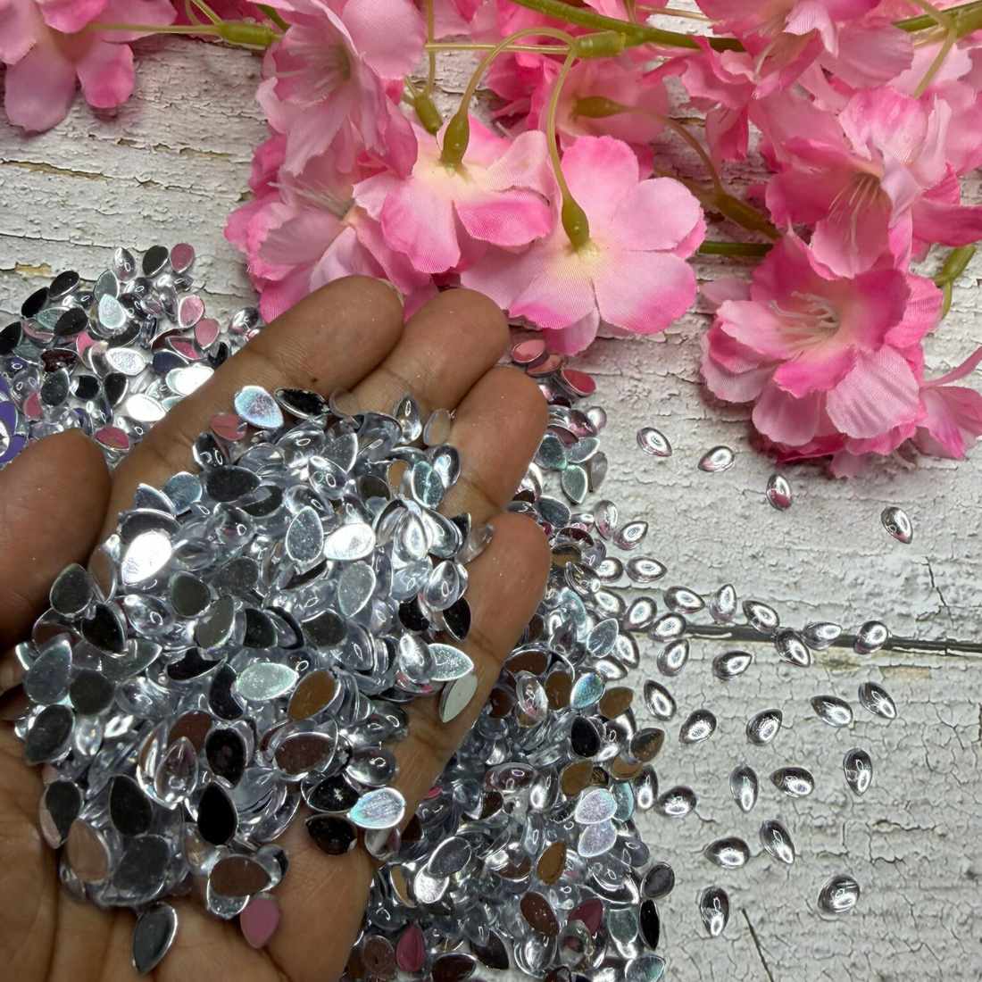 Rhinestones Tear Drop Shape