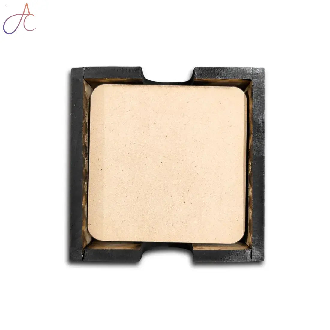 Square Coaster with Open Box Pack of 6