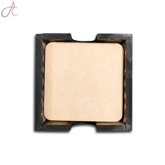 Square Coaster with Open Box Pack of 6