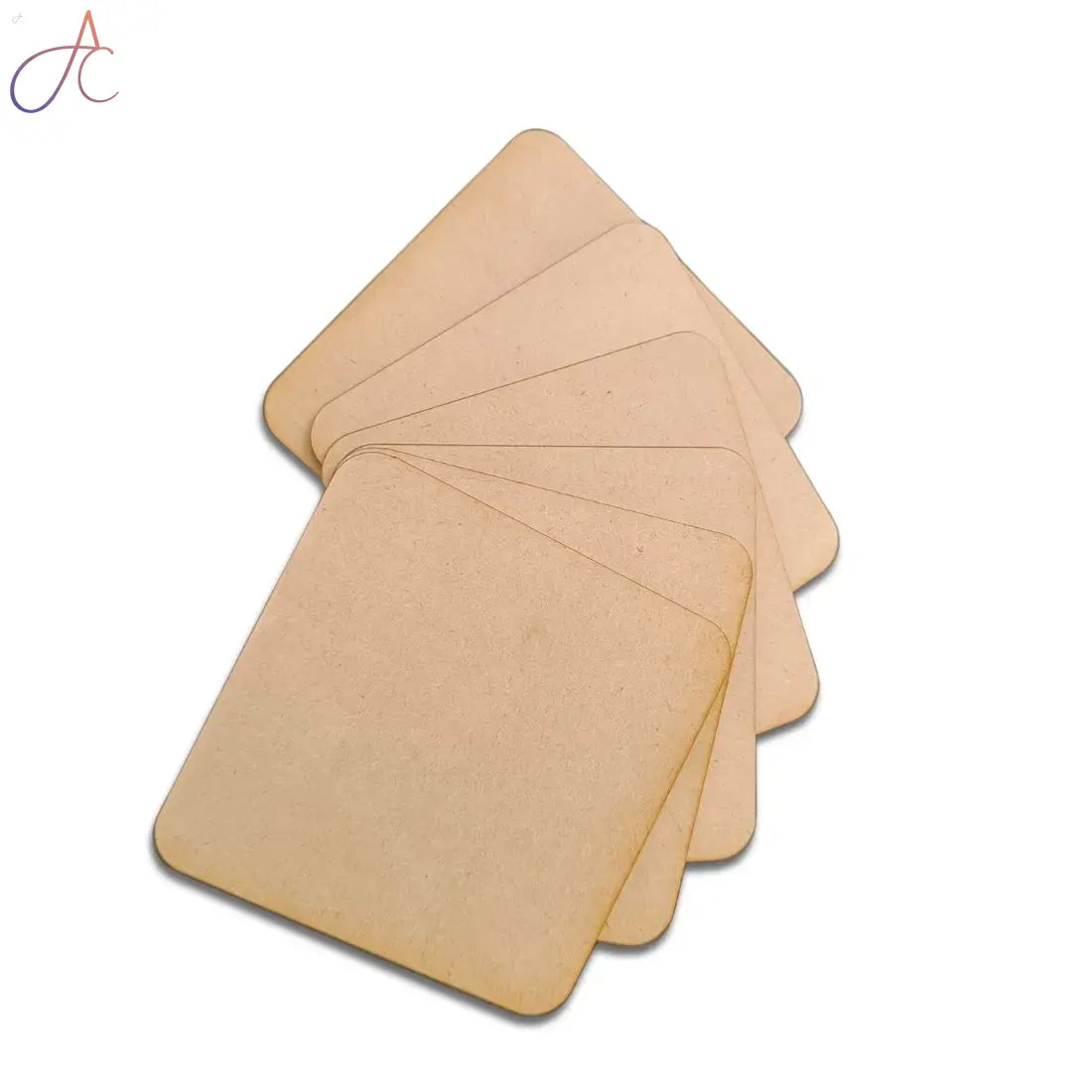 Square Coaster with Open Box Pack of 6