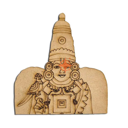 Pre Marked MDF Cutout Thanjavur Bangaru Kamakshi Devi