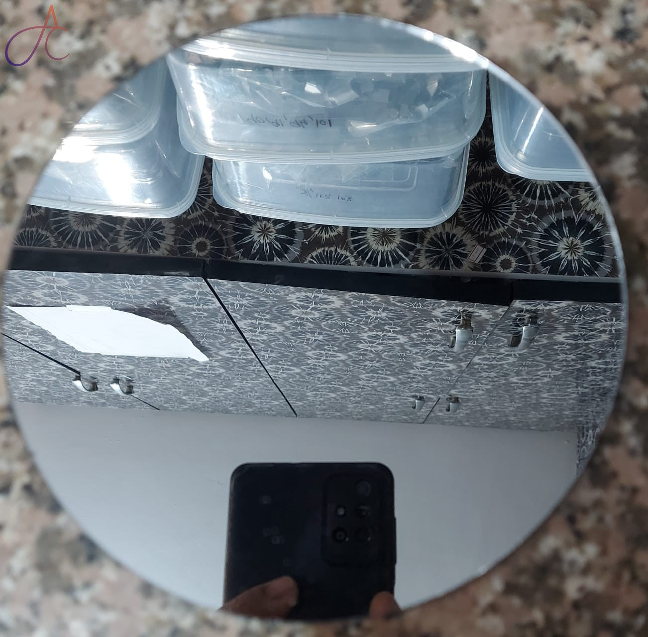 Glass Mirror- Round- 8NCH