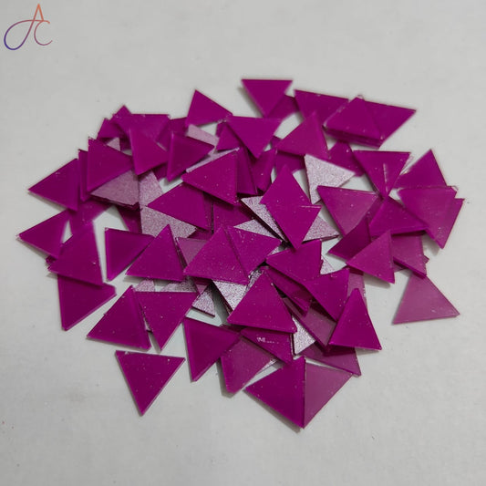 Color Glass Mirror-Triangle- 13MM