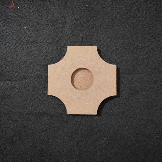 Abstract Geomatrical T-Light Holder