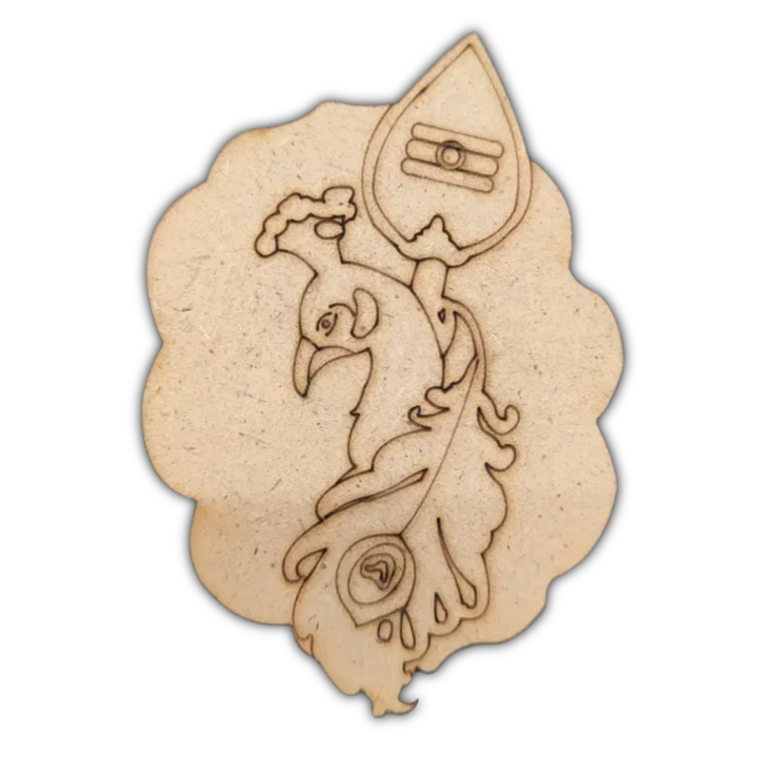 Pre Marked Peacock Cut Out