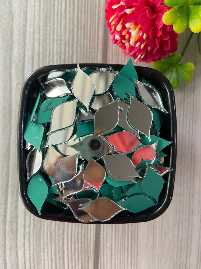 Glass Mirror- Leaf