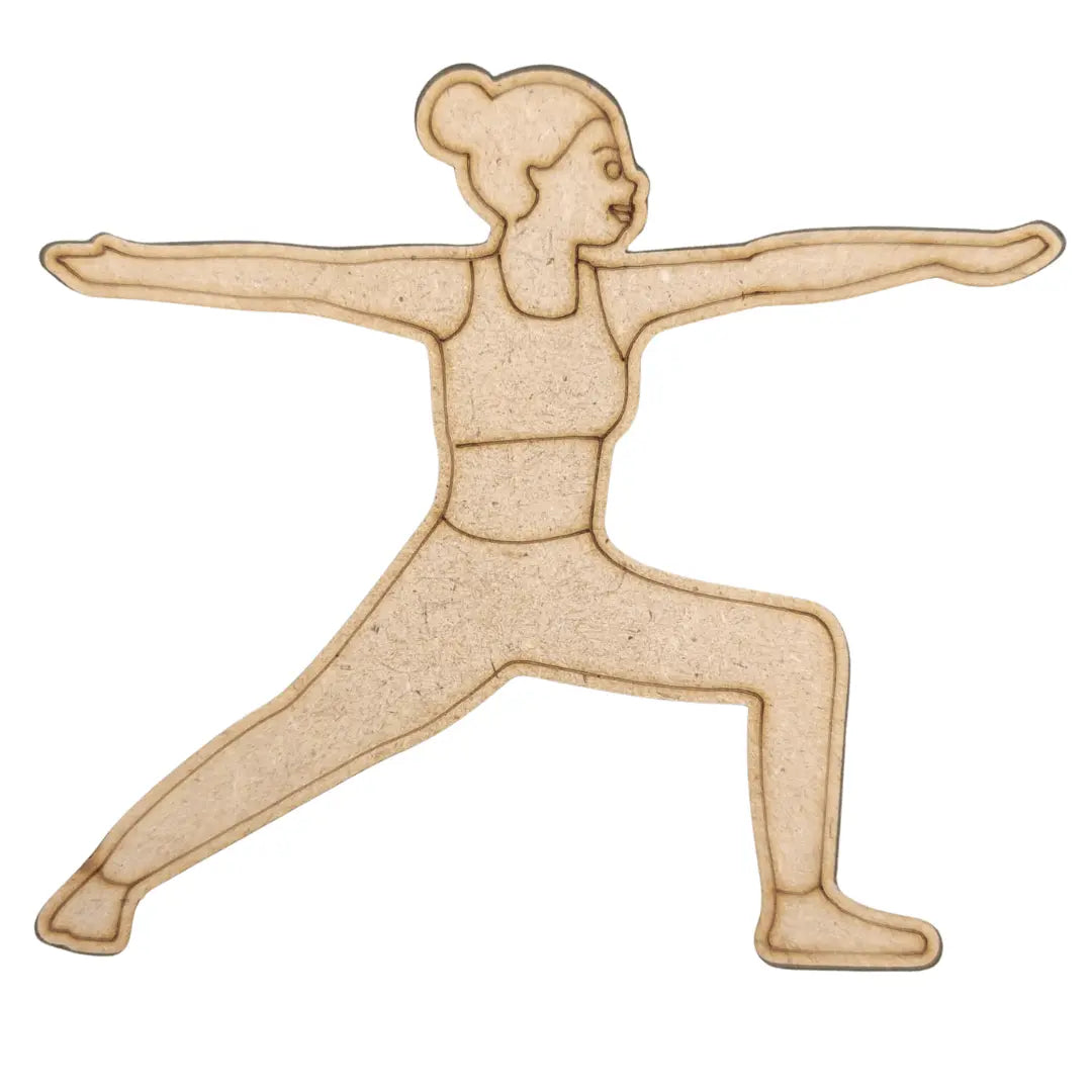MDF Yoga Fridge Magnet