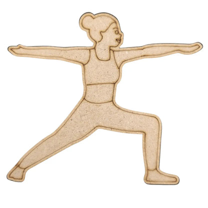 MDF Yoga Fridge Magnet