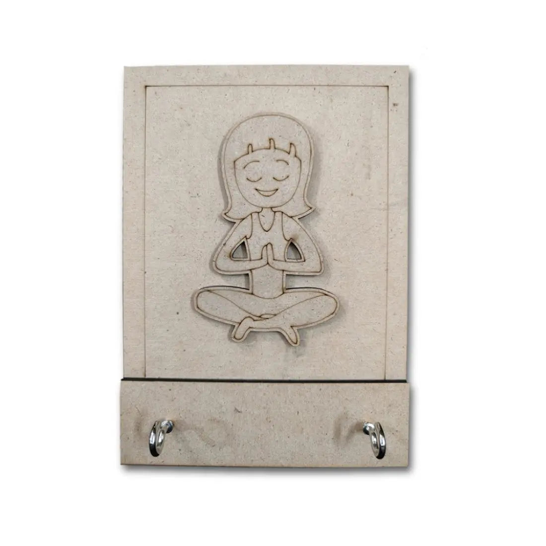 Yoga Theme Key Holder