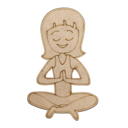 MDF Yoga Fridge Magnet