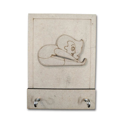Yoga Theme Key Holder