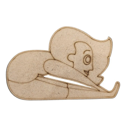 MDF Yoga Fridge Magnet