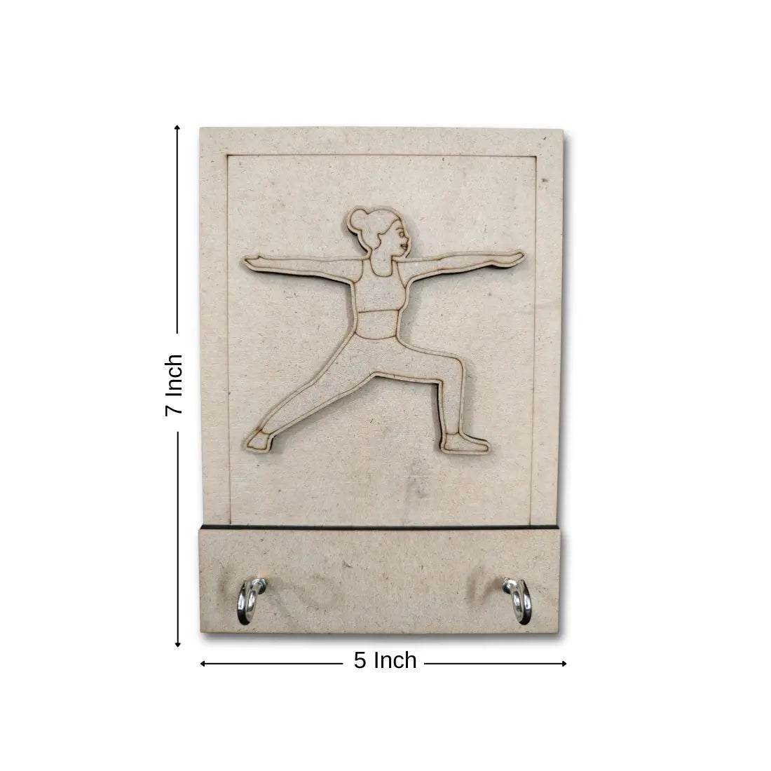 Yoga Theme Key Holder