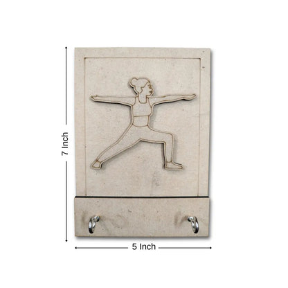 Yoga Theme Key Holder