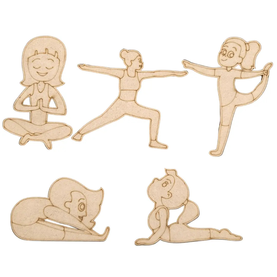 MDF Yoga Fridge Magnet