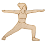 MDF Yoga Fridge Magnet