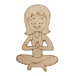 MDF Yoga Fridge Magnet