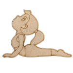 MDF Yoga Fridge Magnet