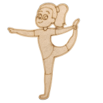 MDF Yoga Fridge Magnet