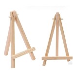Mini Wood Display Easel Natural Craft Table Stand 6 inch x 4.5 inch