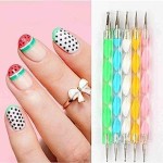 5pcs Acrylic Dotting Tool Set for Clay Pottery Ceramic Nail Art DIY