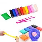 Super Light DIY Pack of 12 Air Dry Clay with 3 Tools Soft Creative Colorful Playing Clay Art