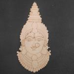 Pre Marked MDF Cutout Ammavaru Face