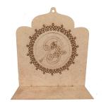 Premarked Kolam with Om & Vel Design Diya Stand
