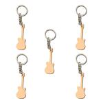 MDF Keychain Bases Guiter Set of 5