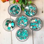 1950-Pieces Glass Mirror Set with Free Glue for Lippan & DIY Crafts (Mirror Kit-05)
