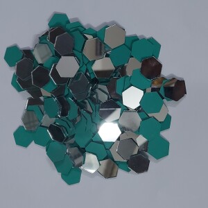 Glass Mirror- Hexa- 16mm