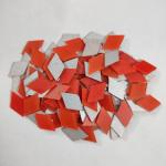 Color Glass Mirror- Diamond- 25MM