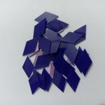 Color Glass Mirror- Diamond- 25MM