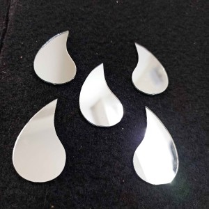 XL Glass Mirror- Paisley- 45mm