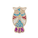 Owl Mosaic Wall Art