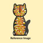 Cat Mosaic Wall Art