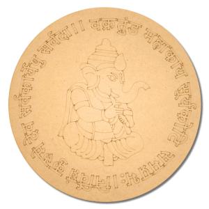 Pre-Marked Ganesha with Mantra