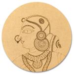 Pre-Marked Lady Face