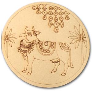 Pre-Marked Pichwai Kolam Mangal Bela