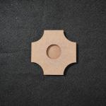 Abstract Geomatrical T-Light Holder