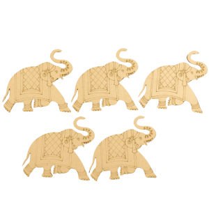 MDF Elephant Fridge Magnet