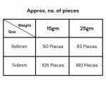 Tear Drop Kundan Mirror Stones