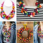 Multi-Color Wooden Beads