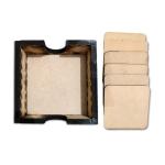 Square Coaster with Open Box Pack of 6
