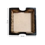 Square Coaster with Open Box Pack of 6