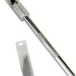 Precision Knife Art Hobby Knife Set for Crafts and Scrapbooking (Silver)