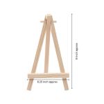8Inch Wooden Mini Tripod Easel Stand for Art Craft & Decor