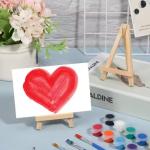 8Inch Wooden Mini Tripod Easel Stand for Art Craft & Decor