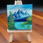 8Inch Wooden Mini Tripod Easel Stand for Art Craft & Decor